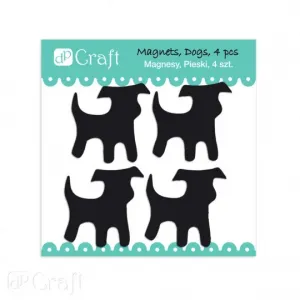 Magnesy dpCraft Pieski, 4szt